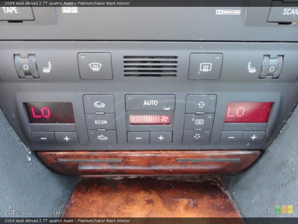 Platinum/Saber Black Interior Controls for the 2004 Audi Allroad 2.7T quattro Avant #52488518
