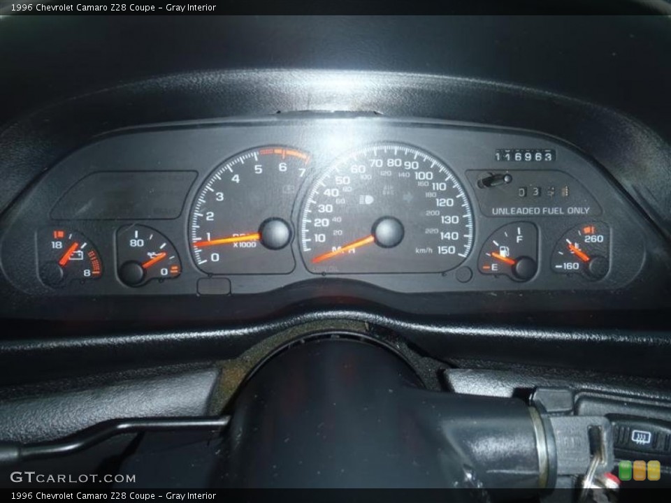 Gray Interior Gauges for the 1996 Chevrolet Camaro Z28 Coupe #52490756