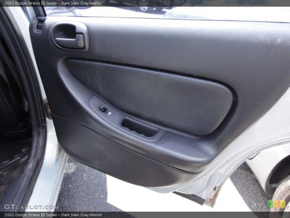 Dark Slate Gray Interior Door Panel for the 2001 Dodge Stratus ES Sedan #52491128