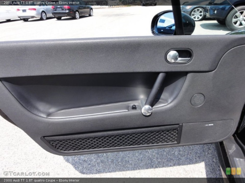 Ebony Interior Door Panel for the 2000 Audi TT 1.8T quattro Coupe #52491635