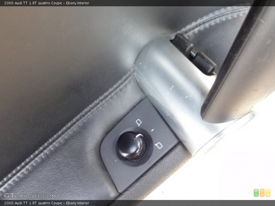 Ebony Interior Controls for the 2000 Audi TT 1.8T quattro Coupe #52491650