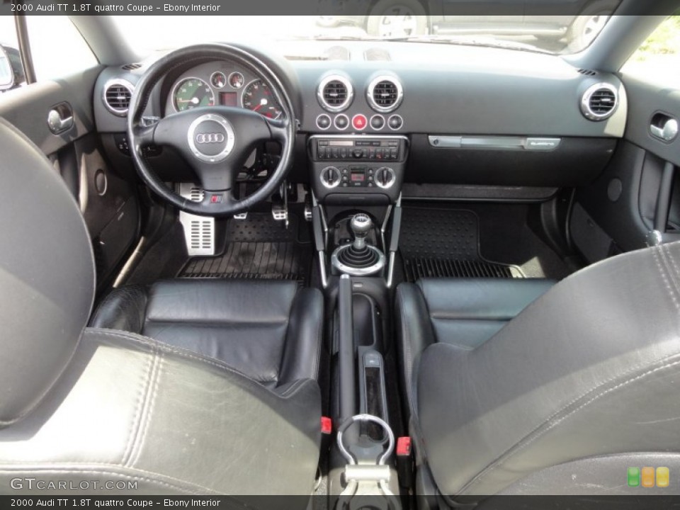 Ebony Interior Dashboard for the 2000 Audi TT 1.8T quattro Coupe #52491854