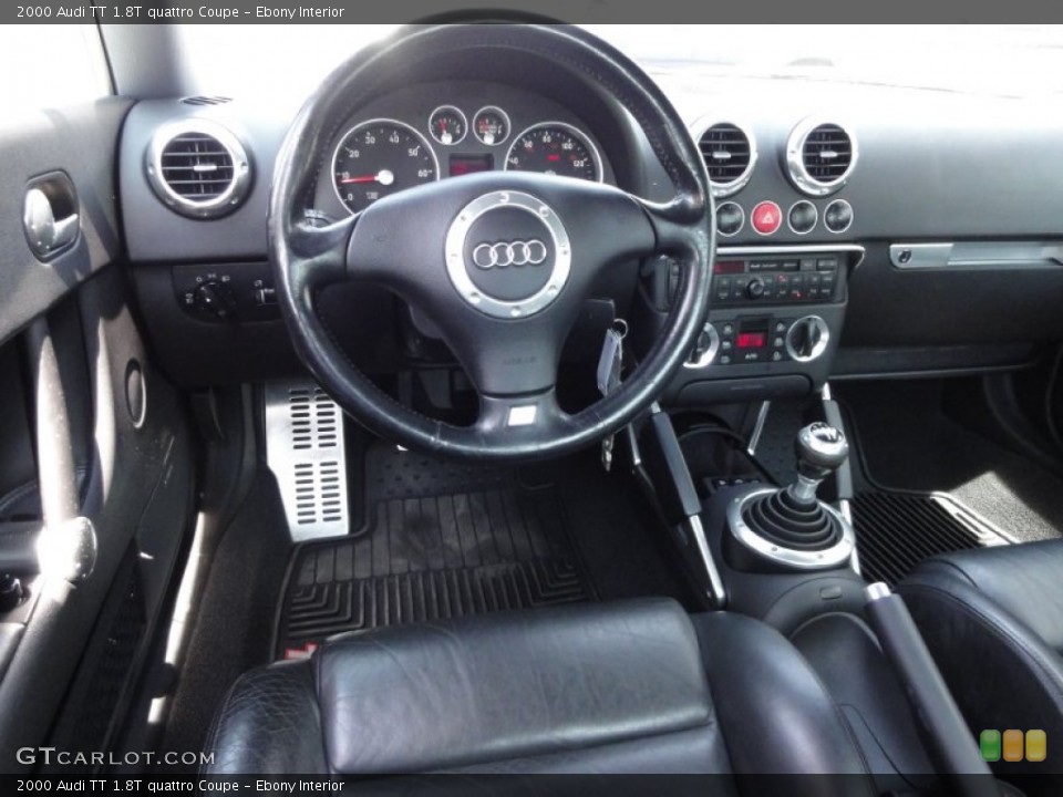 Ebony Interior Dashboard for the 2000 Audi TT 1.8T quattro Coupe #52491989