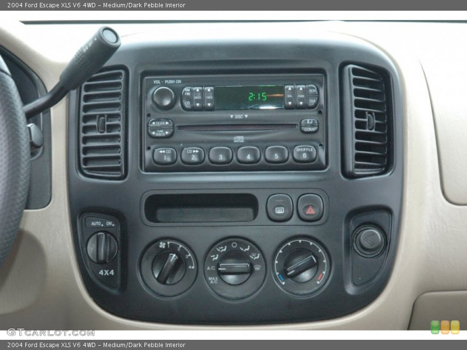 Medium/Dark Pebble Interior Controls for the 2004 Ford Escape XLS V6 4WD #52497251