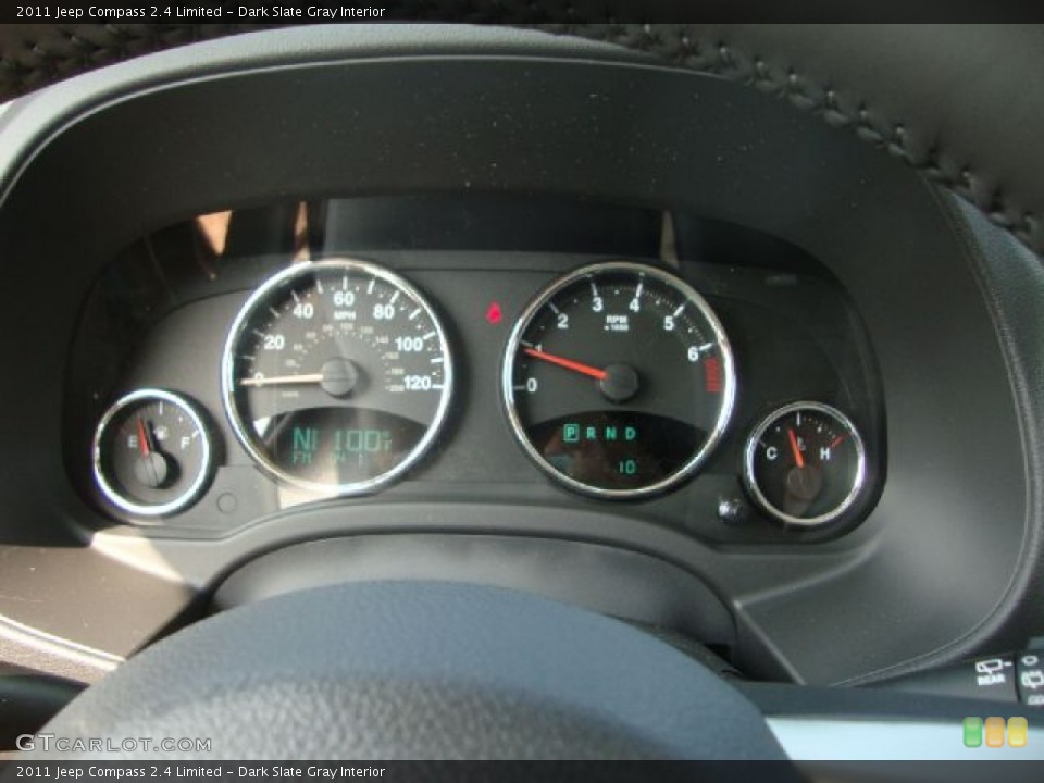 Dark Slate Gray Interior Gauges for the 2011 Jeep Compass 2.4 Limited #52497380