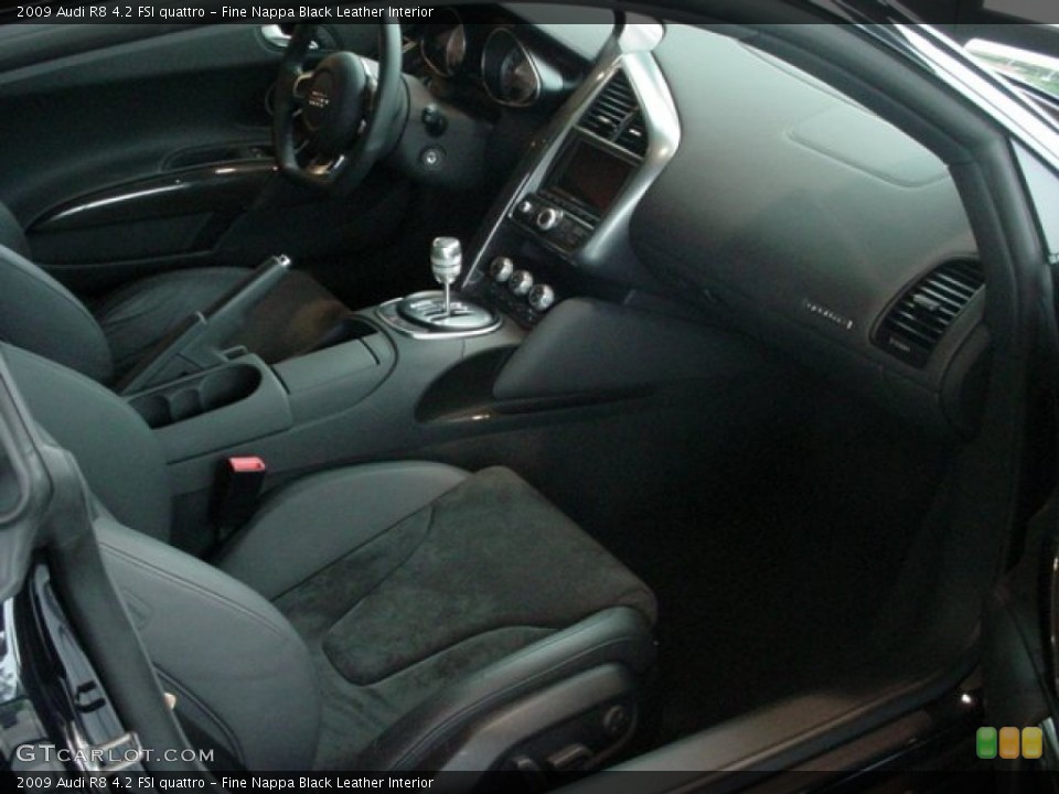 Fine Nappa Black Leather Interior Photo for the 2009 Audi R8 4.2 FSI quattro #52497608