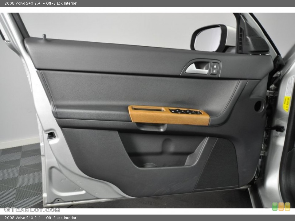 Off-Black Interior Door Panel for the 2008 Volvo S40 2.4i #52498712