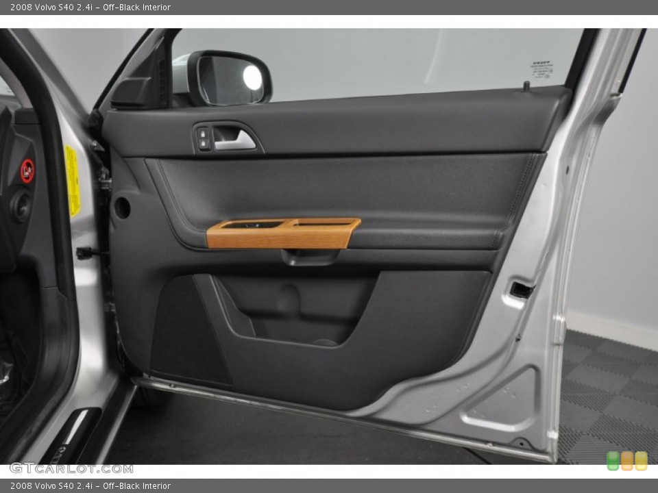 Off-Black Interior Door Panel for the 2008 Volvo S40 2.4i #52498928