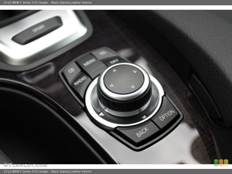 Black Dakota Leather Interior Controls for the 2010 BMW 5 Series 535i Sedan #52498931
