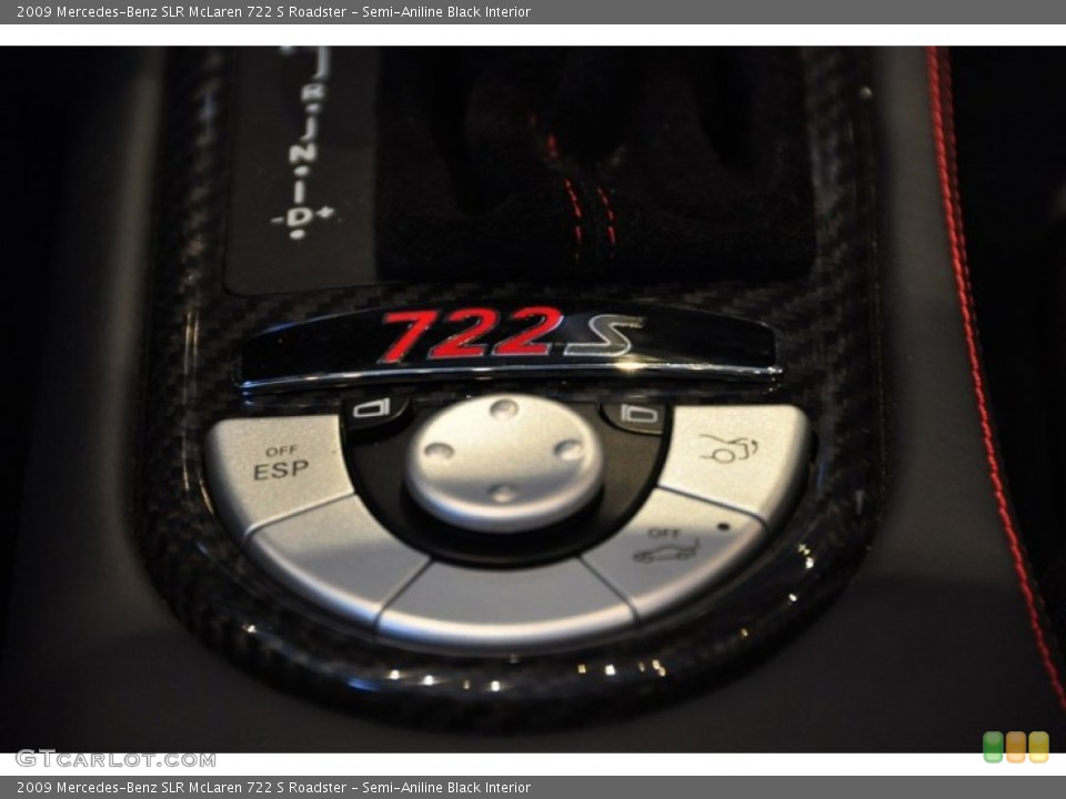 Semi-Aniline Black Interior Controls for the 2009 Mercedes-Benz SLR McLaren 722 S Roadster #52502454