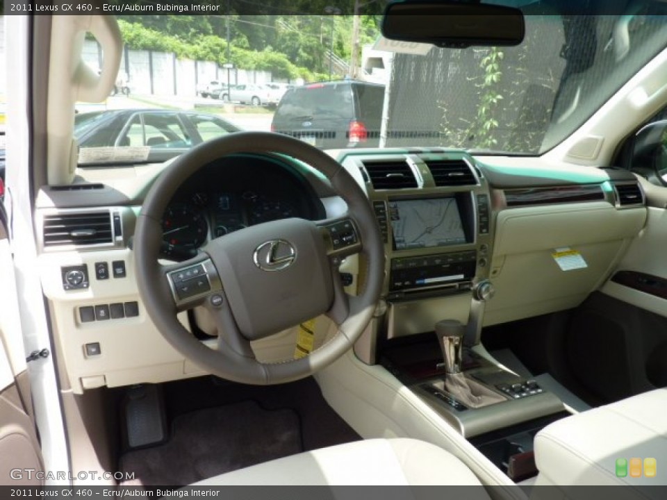 Ecru/Auburn Bubinga Interior Photo for the 2011 Lexus GX 460 #52504140
