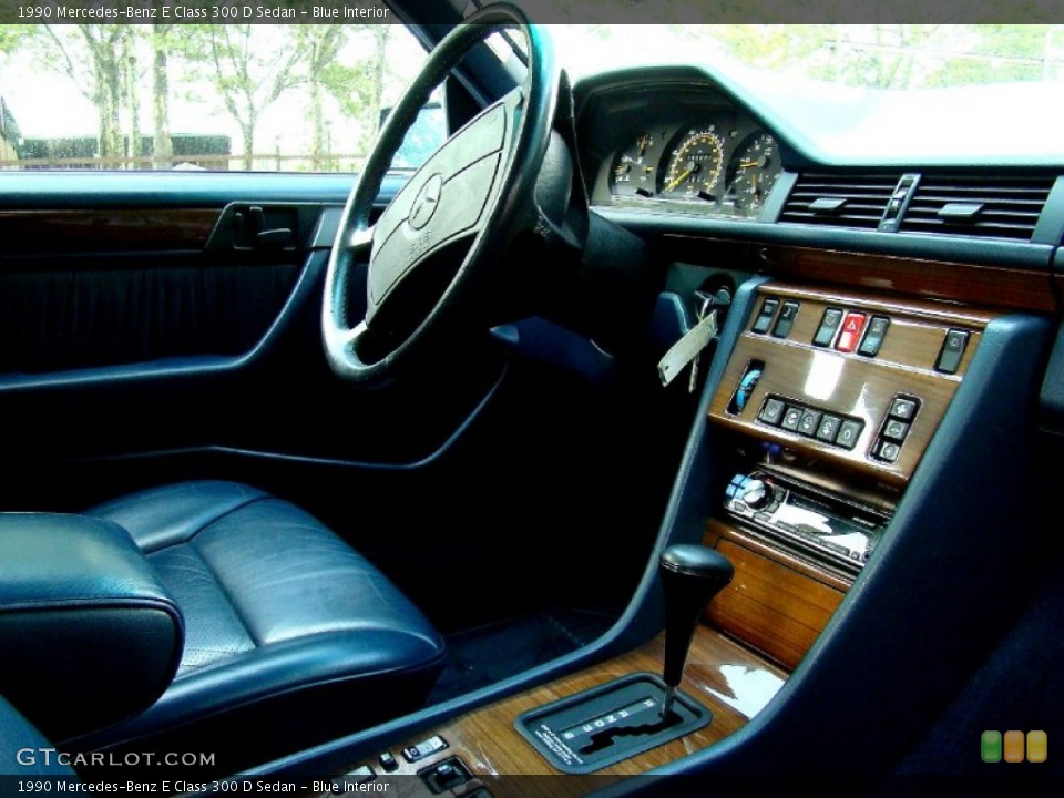 Blue Interior Photo for the 1990 Mercedes-Benz E Class 300 D Sedan #52505352