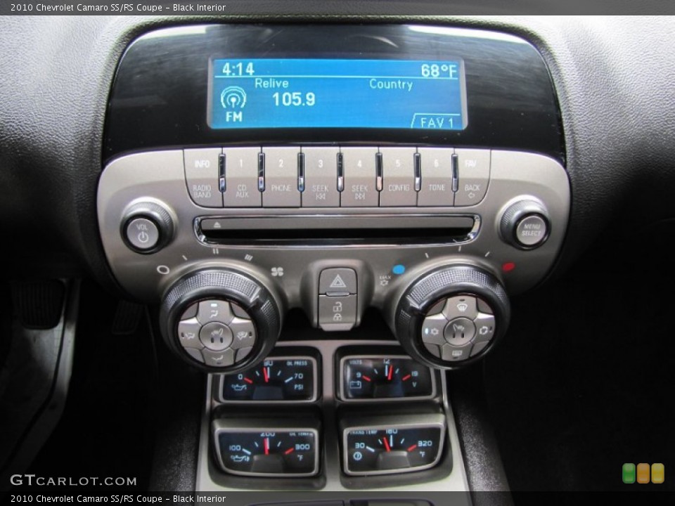 Black Interior Controls for the 2010 Chevrolet Camaro SS/RS Coupe #52505769