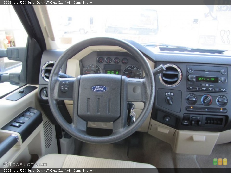 Camel Interior Dashboard for the 2008 Ford F250 Super Duty XLT Crew Cab 4x4 #52506675
