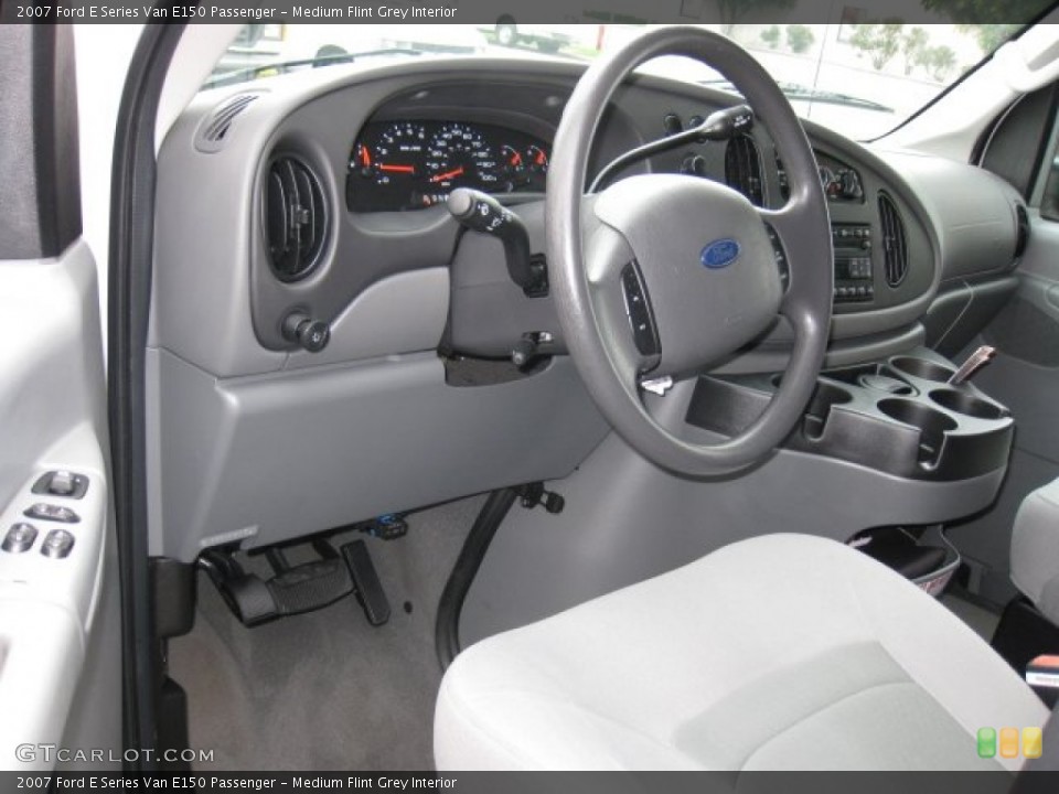 Medium Flint Grey Interior Dashboard for the 2007 Ford E Series Van E150 Passenger #52507008