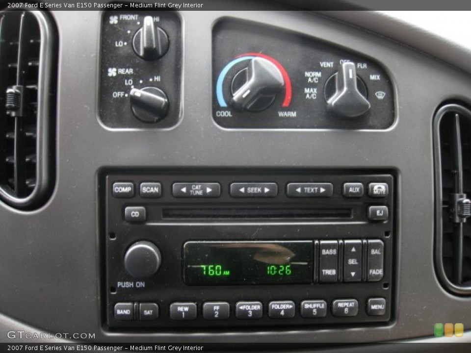Medium Flint Grey Interior Controls for the 2007 Ford E Series Van E150 Passenger #52507023
