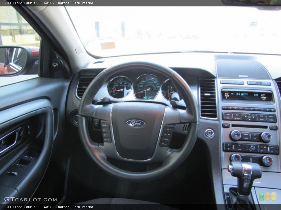 Charcoal Black Interior Dashboard for the 2010 Ford Taurus SEL AWD #52508331