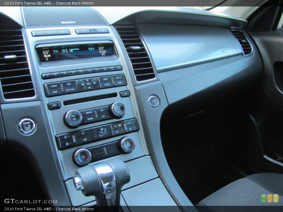 Charcoal Black Interior Controls for the 2010 Ford Taurus SEL AWD #52508451