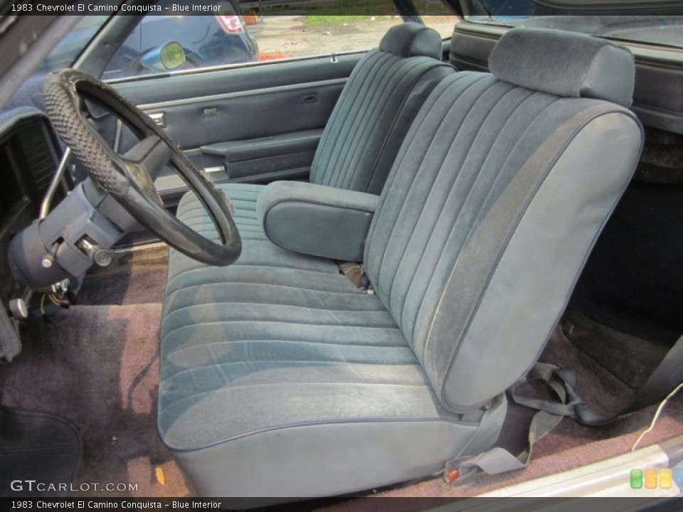 Blue Interior Photo for the 1983 Chevrolet El Camino Conquista #52509981