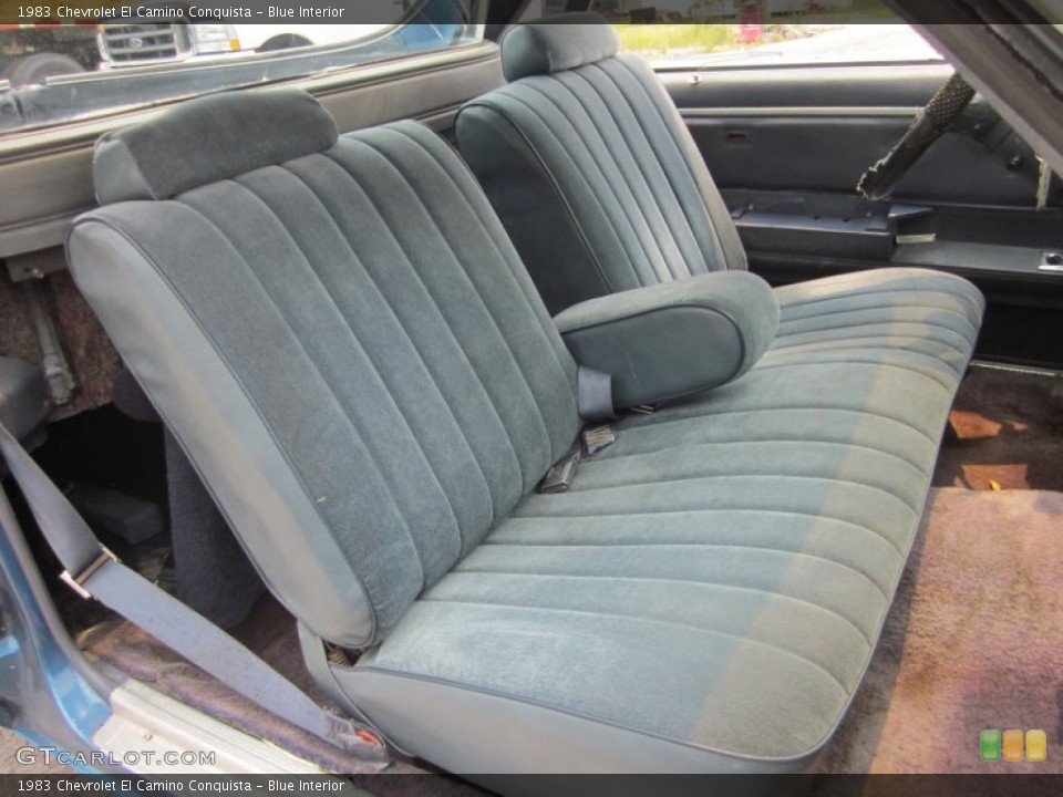 Blue Interior Photo for the 1983 Chevrolet El Camino Conquista #52509996
