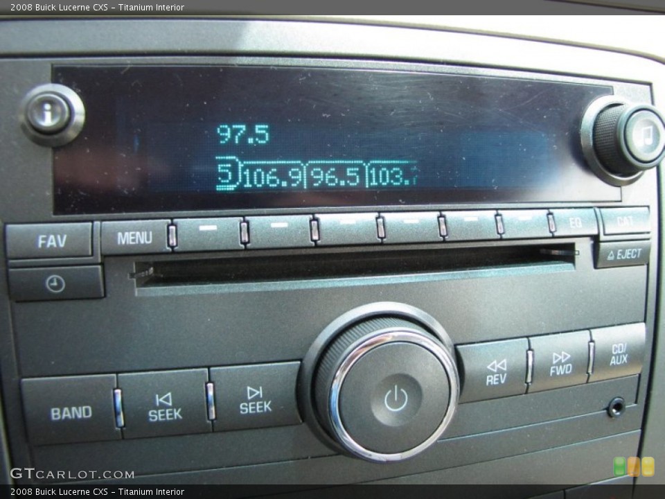 Titanium Interior Controls for the 2008 Buick Lucerne CXS #52511946