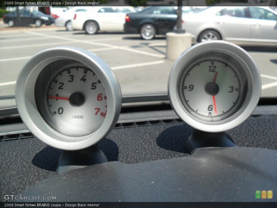 Design Black Interior Gauges for the 2009 Smart fortwo BRABUS coupe #52511967