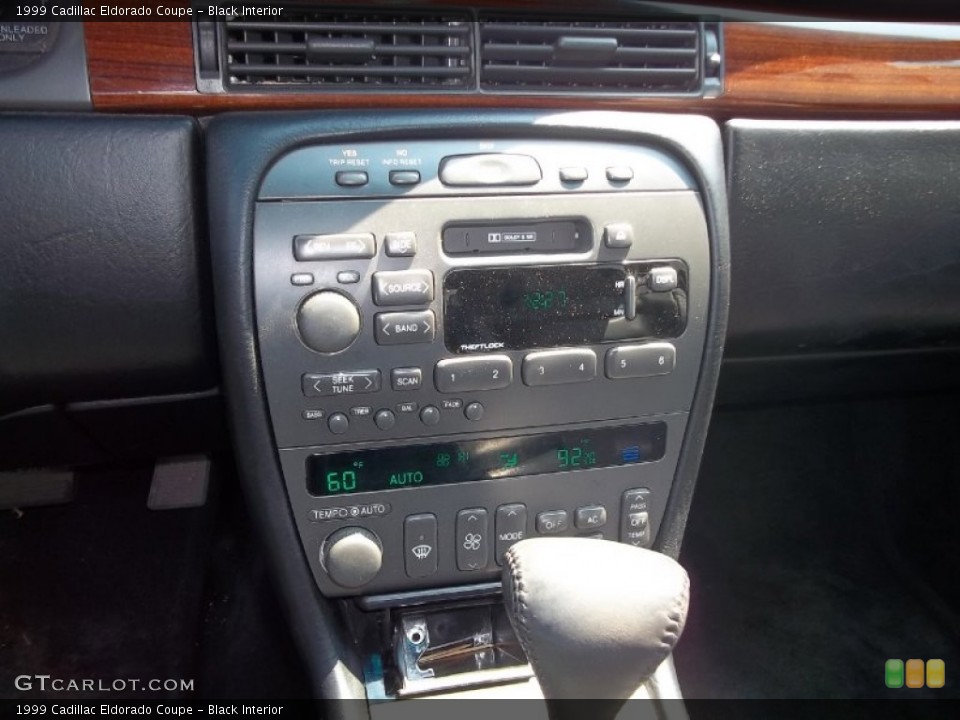 Black Interior Controls for the 1999 Cadillac Eldorado Coupe #52512648