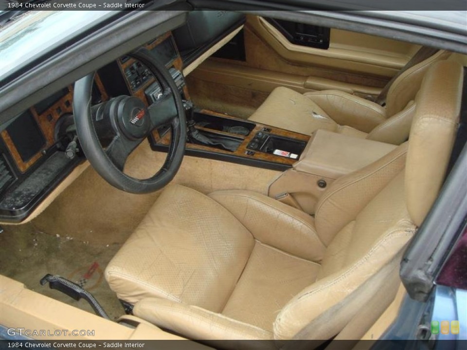Saddle 1984 Chevrolet Corvette Interiors