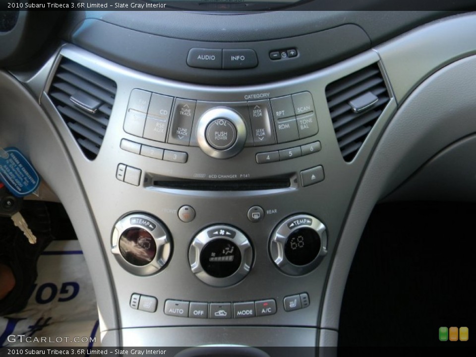 Slate Gray Interior Controls for the 2010 Subaru Tribeca 3.6R Limited #52514628