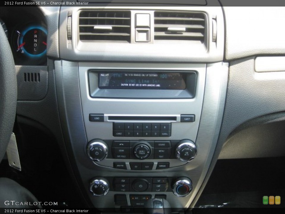 Charcoal Black Interior Controls for the 2012 Ford Fusion SE V6 #52515072