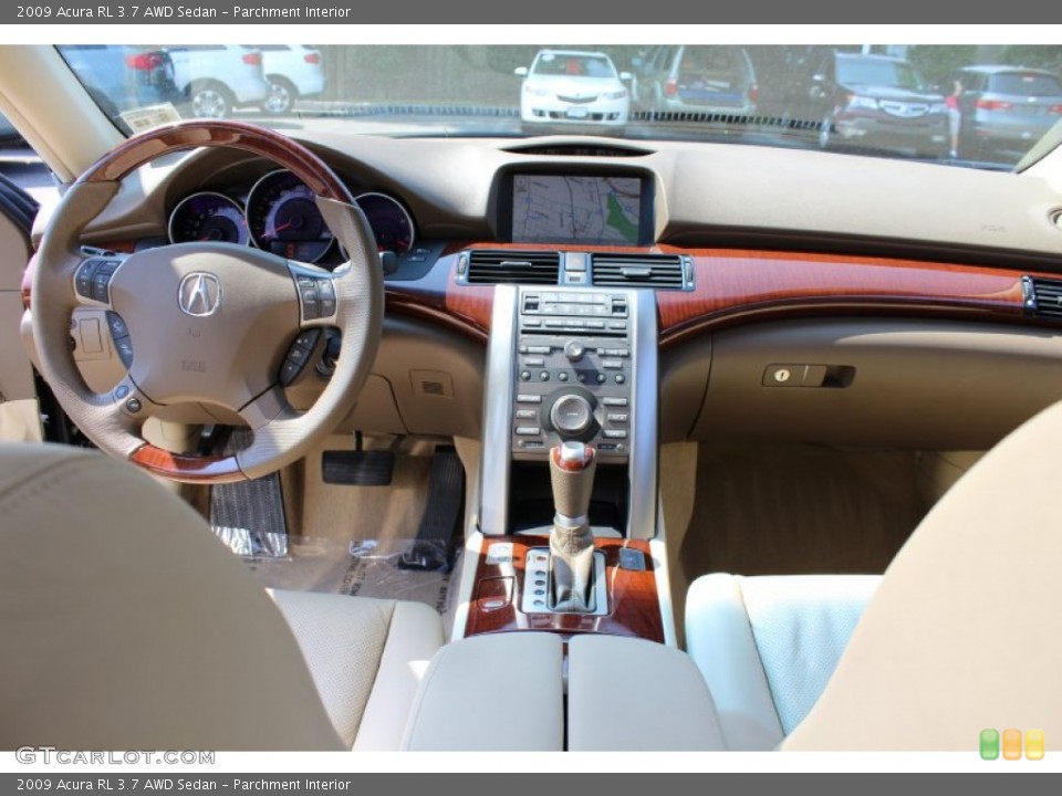 Parchment Interior Dashboard for the 2009 Acura RL 3.7 AWD Sedan #52517970