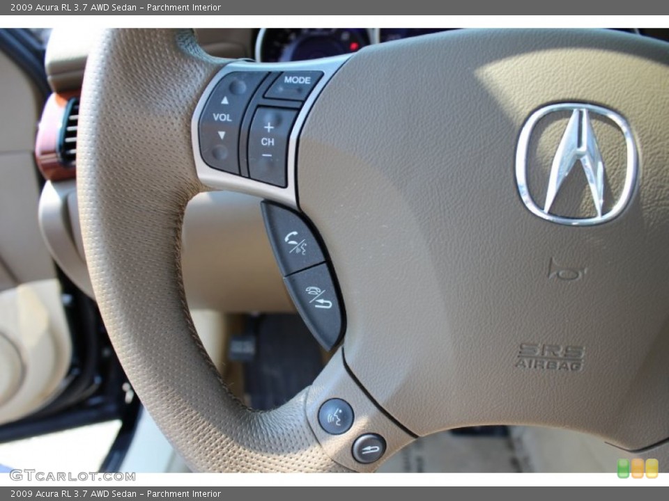 Parchment Interior Controls for the 2009 Acura RL 3.7 AWD Sedan #52517997