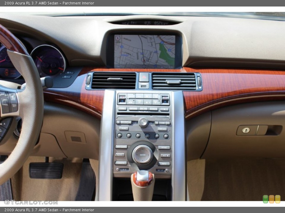 Parchment Interior Navigation for the 2009 Acura RL 3.7 AWD Sedan #52518039