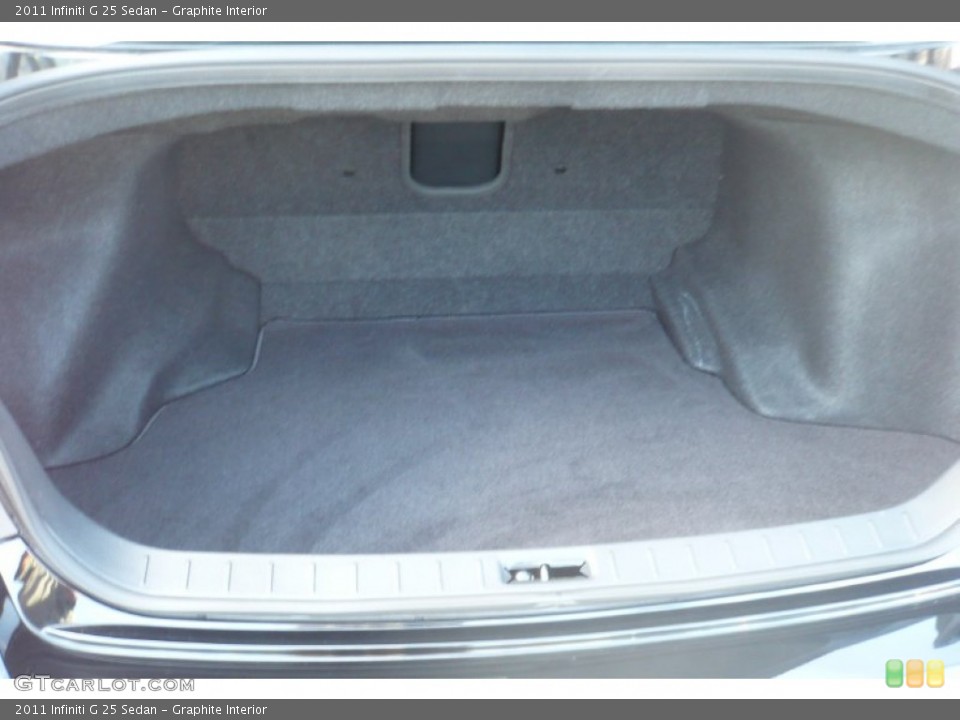 Graphite Interior Trunk for the 2011 Infiniti G 25 Sedan #52518555