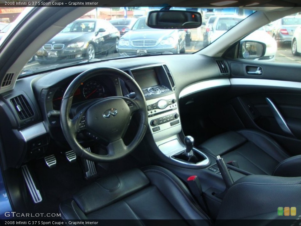 Graphite Interior Photo for the 2008 Infiniti G 37 S Sport Coupe #52519395