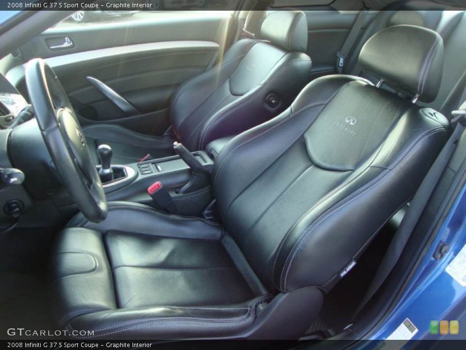 Graphite Interior Photo for the 2008 Infiniti G 37 S Sport Coupe #52519437