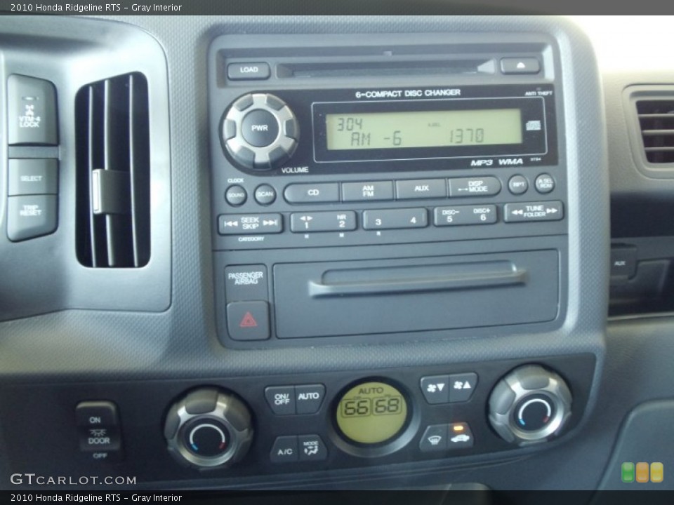 Gray Interior Controls for the 2010 Honda Ridgeline RTS #52520079