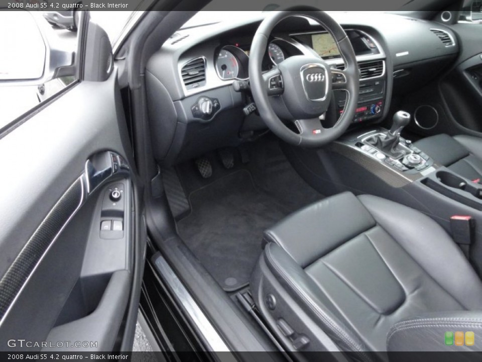 Black Interior Photo for the 2008 Audi S5 4.2 quattro #52520685