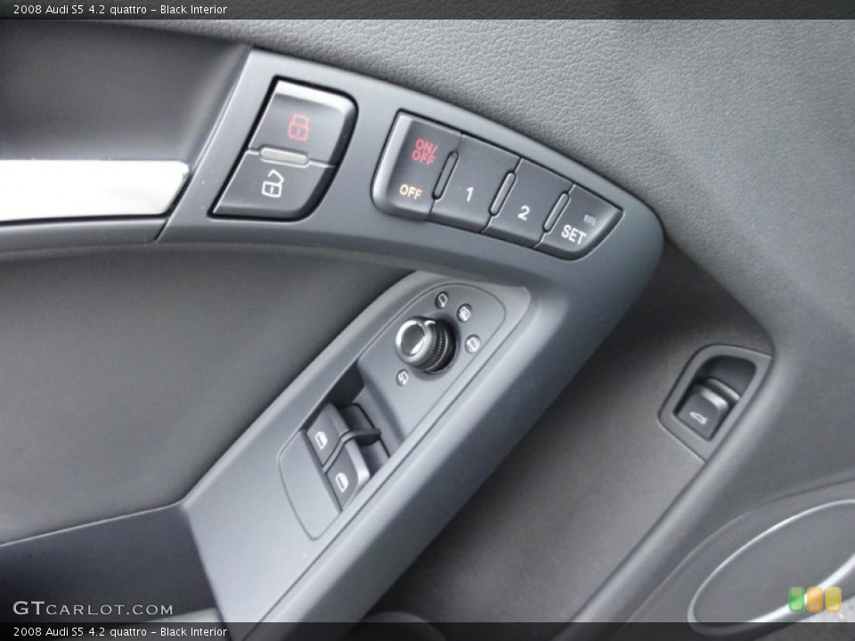 Black Interior Controls for the 2008 Audi S5 4.2 quattro #52520715