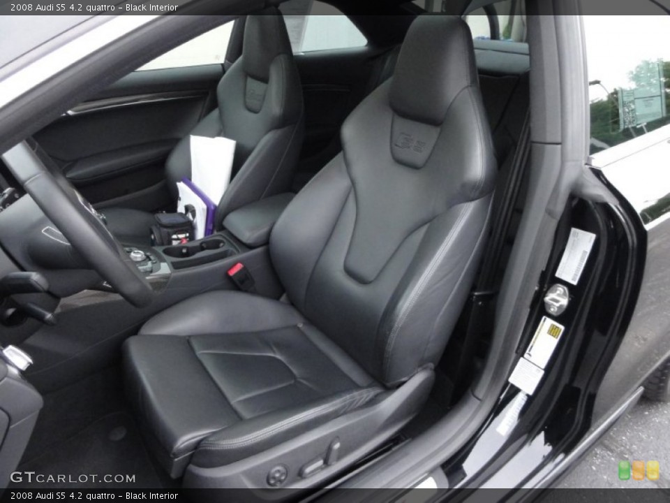 Black Interior Photo for the 2008 Audi S5 4.2 quattro #52520745