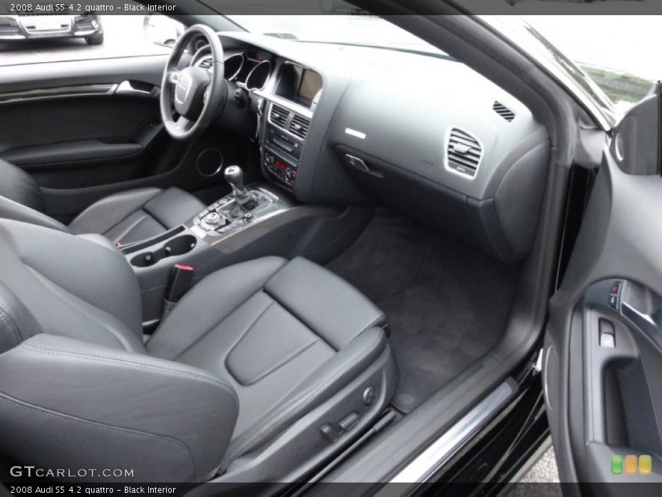 Black Interior Dashboard for the 2008 Audi S5 4.2 quattro #52520760