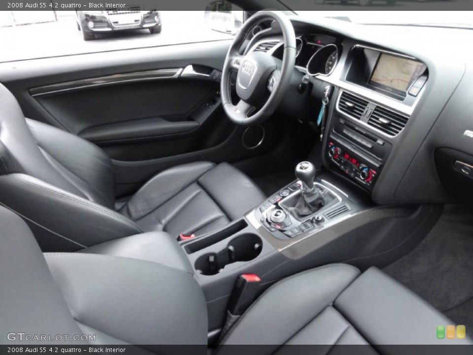 Black Interior Photo for the 2008 Audi S5 4.2 quattro #52520775