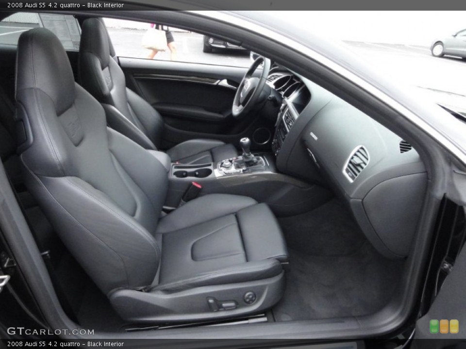 Black Interior Photo for the 2008 Audi S5 4.2 quattro #52520790