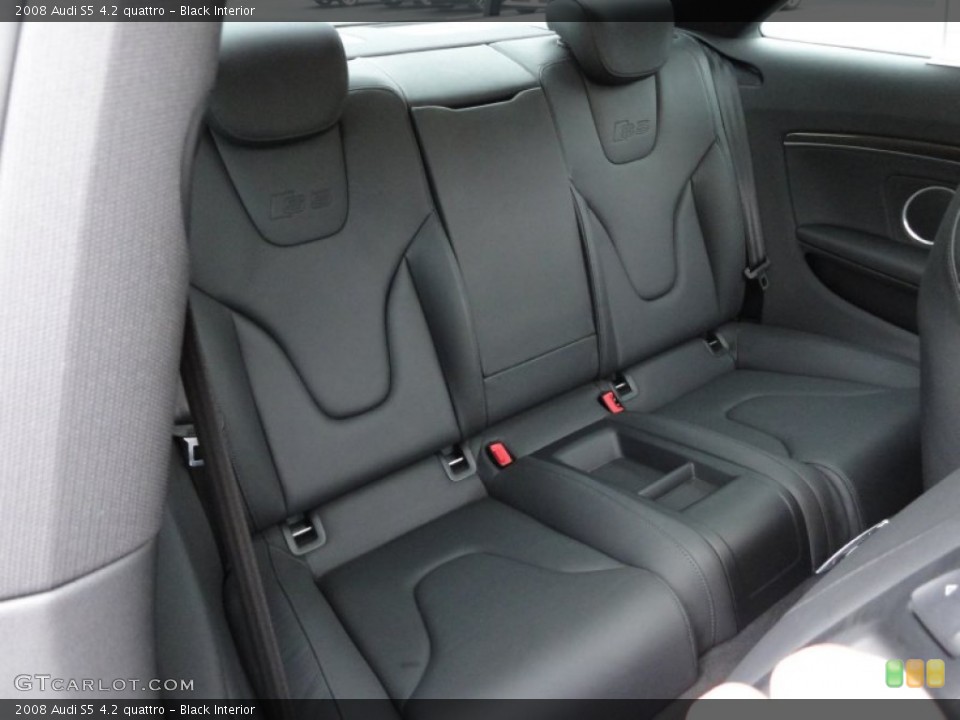 Black Interior Photo for the 2008 Audi S5 4.2 quattro #52520838