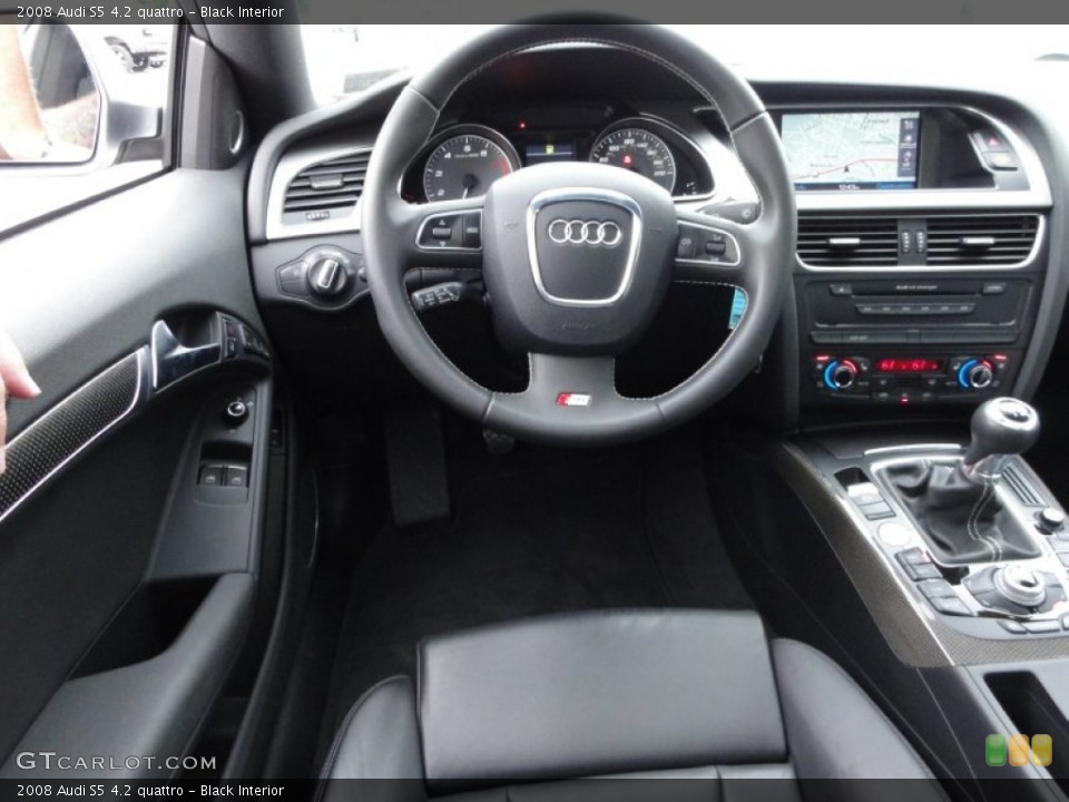 Black Interior Dashboard for the 2008 Audi S5 4.2 quattro #52520967