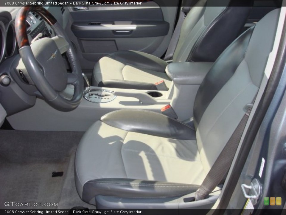 Dark Slate Gray/Light Slate Gray Interior Photo for the 2008 Chrysler Sebring Limited Sedan #52521585
