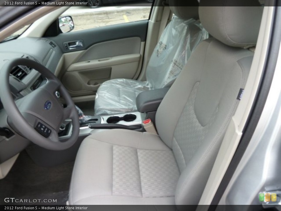 Medium Light Stone Interior Photo for the 2012 Ford Fusion S #52522179