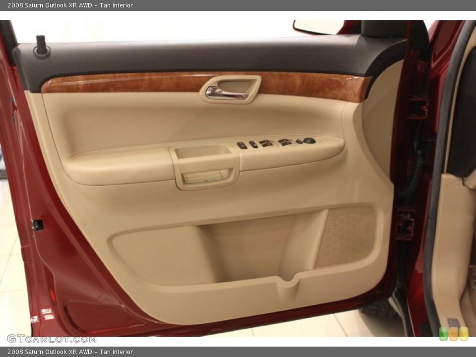 Tan Interior Door Panel for the 2008 Saturn Outlook XR AWD #52522185
