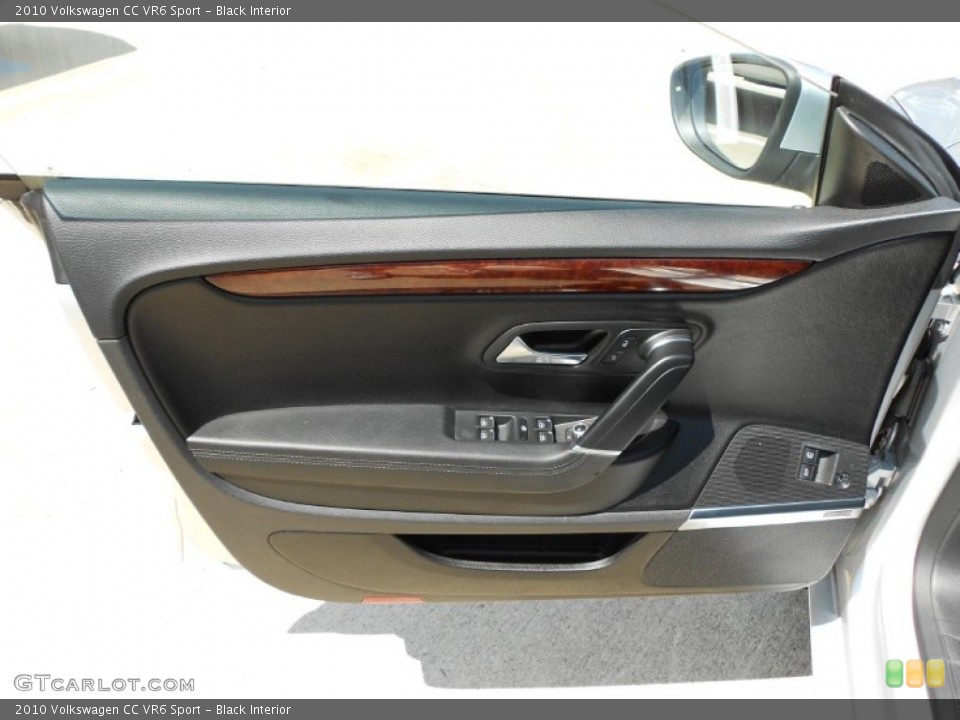 Black Interior Door Panel for the 2010 Volkswagen CC VR6 Sport #52522266