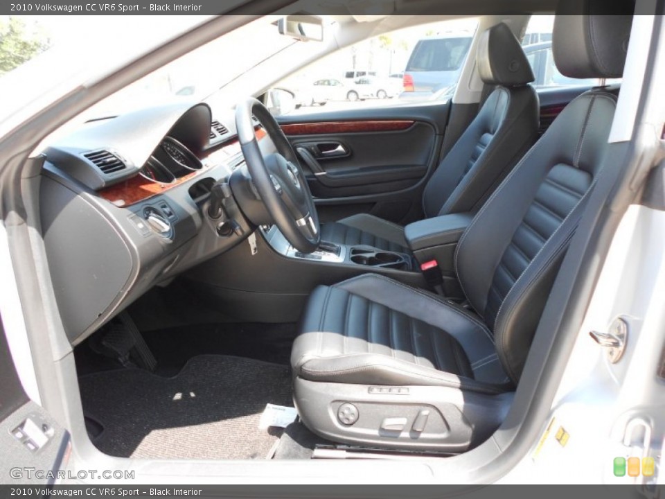 Black Interior Photo for the 2010 Volkswagen CC VR6 Sport #52522272